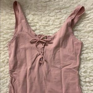 Pacsun pink bodysuit